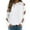 White, variant on Shadoumai Football Season Sweatershirt For Women Crew Neck Pullover Long Sleeve Tops Fall Winter Women Football