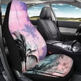 thumbnail image 4 of Uourmeti Seat Covers for Cars Durable Front Car Seat Cover Polyester Long Lasting, Suitable for Automobile Sedan, Palm Tree Silhouette, 4 of 6