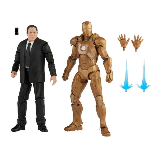 Loose ML Legends Ironman Mk21 Happy Hogan Action Figures Toys Set 6 Inch Movable Statues Model Doll Collectible Ornaments GiftsHappy Hoganloose He Qiyong unisex