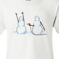 thumbnail image 4 of Inktastic Snowman Stickup with Hairdryer Youth T-Shirt, 4 of 5