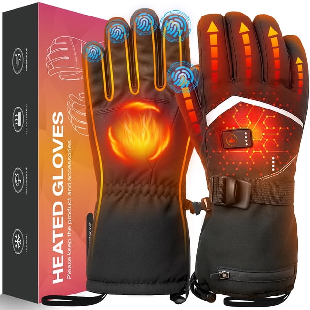 Guantes Calefactables Recargables Impermeables Waestcia para Hombre y Mujer