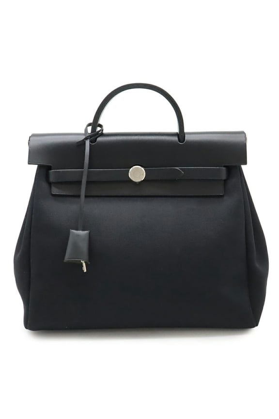 Pre-Owned HERMES Herms Airbag Ad PM Backpack/Handbag, Toile Officier Leather,... (Good)