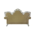 thumbnail image 2 of ACME Picardy Loveseat w/3 Pillows, Antique Pearl & Butterscotch PU 58211, 2 of 5