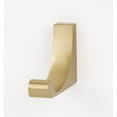 thumbnail image 2 of Alno A6880-SN Luna Bathroom Robe Hook Satin Nickel, 2 of 6