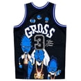 thumbnail image 2 of The Proud Family Gross Sisters Headgear Classics Embroidered Basketball Jersey (Medium, Black), 2 of 5