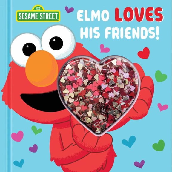 Pre-Owned Sequin Shaker Sesame Street: Elmo Loves His Friends!, (Board Book)