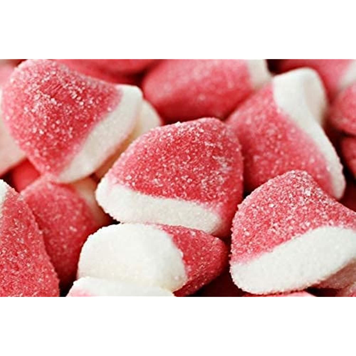 Smarty Stop Pufflettes Gummy Bites / Fruit Flavored Gummy Puffs (Strawberry, Pink & White, 1 Pound (Pack Of 1))
