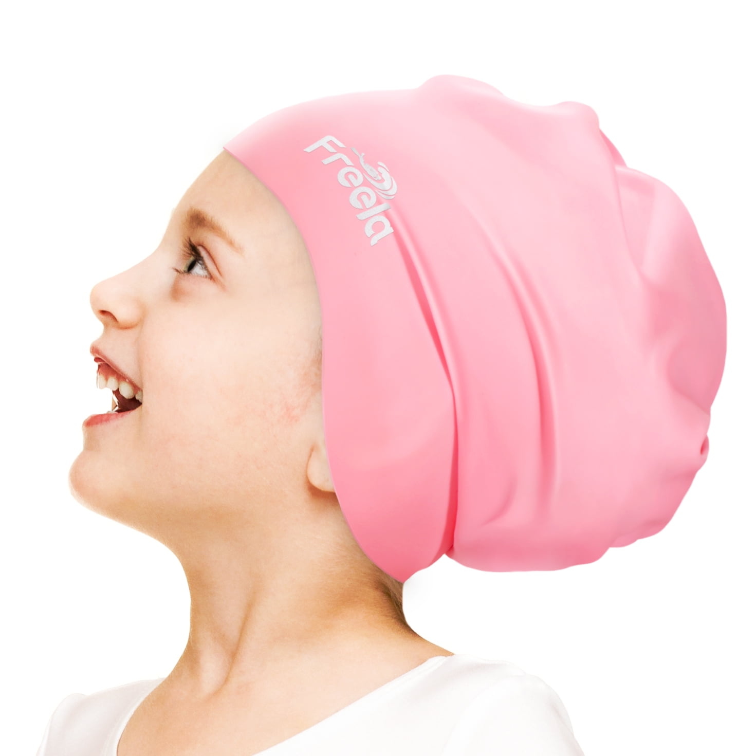 Freela XL Children Swim Cap Age for 512, Extra Large Oversize