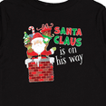 thumbnail image 4 of Inktastic Santa Claus is on His Way Christmas Boys or Girls Long Sleeve Toddler T-Shirt, 4 of 5