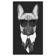 thumbnail image 2 of French Bulldog Fashion Portrait - Animal Canvas Art Print, 2 of 3