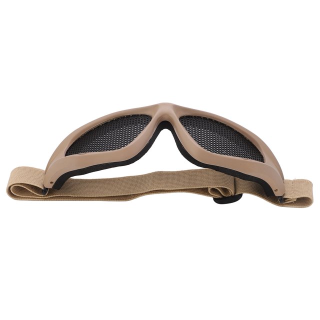 Gafas De Seguridad, Gafas De Malla De Hierro Tipo Correa De Hierro De Goma Para PC Resistente A Impactos Para Caza