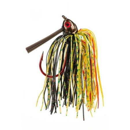 Strike King Premier Pro-Model Jig /8oz Spinnerbait Black Brown Amber Bass Jig