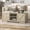 Light Rustic Oak, variant on Bestco 47" Farmhouse Coffee Table with Sliding Doors Rustic Center Table Light Rustic Oak