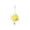Yellow, variant on FastXmas Hanging Ball Chew Toy For Parrots Birds Cage Decor Detachable Designs Reduce Pet Anxiety Daily Bird Cage Entertainment Toy with 1 Bell for Budgie African Grey Cockatoo Cockatiel Sun Conures