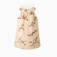 thumbnail image 6 of Gubotare Girls Summer Dresses Girls Floral Dress Ruffle Cami Beach Casual Sundress Sleeveless Party Holiday Dress for Girls Size 3T 4T (Beige,3-4 Years), 6 of 8