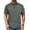 Gray, variant on Thrilos Short Sleeve Polo Shirts for Men Casual Button Down Shirts Knit Solid Color Golf Shirts