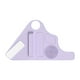 thumbnail image 1 of Almohadilla de silicona para maquillaje, almohadilla limpiadora de brochas, guante de silicona compacto y portátil, soporte multiusos para brochas de Púrpura, 1 of 8
