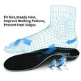 thumbnail image 3 of Orthotic High Arch Support Insoles Comfort Sport Insert For Flat Feet Plantar Fasciitis Feet Pain Foot Valgus Over, 3 of 3
