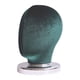 thumbnail image 5 of Cabeza de bloque de lienzo para exhibición de pelucas, cabeza de maniquí de estilo multiusos, cabeza de tela para Terciopelo verde, 5 of 9