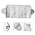 thumbnail image 3 of Windshield Cover, Rain Snow Frost Block Portable Windshield Sun Guard Durable  For Summer Winter For Cars Trucks SUVs, 3 of 8