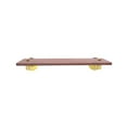 thumbnail image 6 of Washington Square Collection Solid IPE Ironwood Shelf - Oil Rubbed Bronze / 22 Inch, 6 of 6