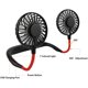 thumbnail image 3 of Ventilador de cuello portátil, mini ventilador USB, ventilador de cuello recargable, ventilador de cuello, viento de doble cabeza de 3 velocidades para acampar al aire libre (negro), 3 of 5