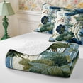 thumbnail image 4 of Manfei Vintage Floral Leaves Twin Quilt Set 2 Pieces,Rustic Botanical Twin Coverlet Set,1 Bedspread and 1 Pillowcase, 4 of 7