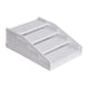 thumbnail image 5 of Recolector de arena para gatos con escalón, accesorios desmontables para escaleras, para gatos y gatitos de interior. Blanco, 5 of 9