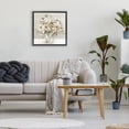 thumbnail image 3 of Stupell Industries Farmhouse Soft Neutral Floral Still Life Black Floating Frame Canvas Art, 18 x 18, by Carol Robinson, 3 of 8