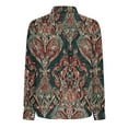 thumbnail image 6 of Karight Womens Button Down Shirt Long Sleeve Blouse, 6 of 7