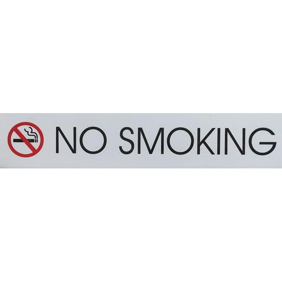 NO SMOKING SIGN -WHITE