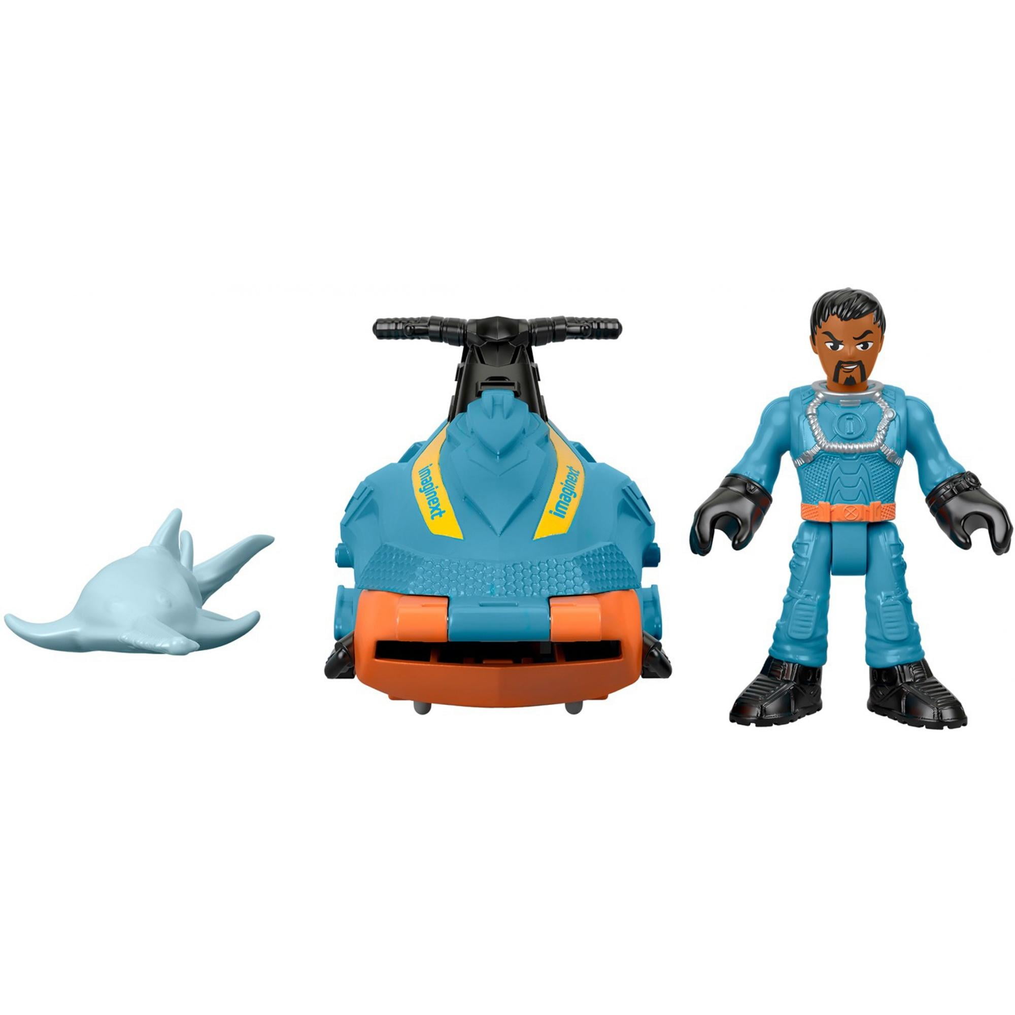Imaginext Shark Patrol Jet-ski Action Figure SAWSHARK for sale online 