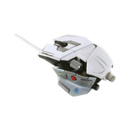 Madcatz MADCATZ MCB437130001 04 1 M.M.O.7 Gaming Mouse for PC (White) MAD43711