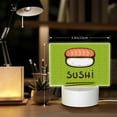 thumbnail image 6 of Fotbe Fresh Sushi Pattern Acrylic Night Light Gift with 3 Color ModesTouch-Sensitive LED Lamp Perfect Gift for Mother's Day, Birthday, or Christmas, 6 of 9