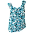 thumbnail image 2 of ICHUANYI Clearance Women Casual Sleeveless Crewneck Print Blouse Pullover Tank Tops Shirt(Blue, XL) ICHUANYI WER2023080916191, 2 of 4