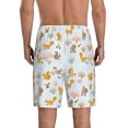 thumbnail image 2 of Yiaed Squirrel In The Forest for Men's Soft Sleep Pajama Short Lounging Pajama Shorts-Small, 2 of 8