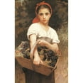thumbnail image 3 of Unknown 10x14 Black Modern Framed Museum Art Print Titled - Maiden with Basket, 3 of 5