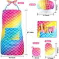 thumbnail image 3 of GIFTINBOX Kids Baking Set for Girls, Real Cooking Sets with Chef Apron and Hat Baking Tools, 3 of 7