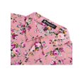 thumbnail image 2 of Men Short Sleeve Button Front Floral Beach Hawaiian Shirt S (US 34) Rose Red, 2 of 6