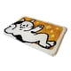 thumbnail image 5 of Alfombra de baño, bonita, sencilla, de secado rápido, antideslizante, para ducha, para hotel y hogar, diseño de gato de buenas noches, 40 x 60 cm (15,7 x 23,6 pulgadas), imitación cachemir., 5 of 12