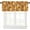 Style-3, variant on Retro Flower 70s Kitchen Curtains,Vintage Floral Hippie Funky Aesthetic Orange Groovy 60s Blossom Botanical Window Valances Treatment 54x18inch