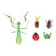 thumbnail image 1 of KAKOWELY 5 piezas de adornos de animales artificiales, simulación de animales, decoración para el jardín., 1 of 5