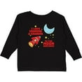 thumbnail image 3 of Inktastic I Love Grandma and Grandpa to the Moon and Back Boys or Girls Long Sleeve Toddler T-Shirt, 3 of 5