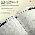 thumbnail image 4 of Planner Ensight 2025-2026 - Tapa dura (piel, 21 x 28 cm), color verde, 4 of 9