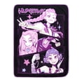 thumbnail image 1 of K-Pop Demon Hunters 'Huntrix Pop Stars' Silk Touch Fleece Throw, 1 of 8