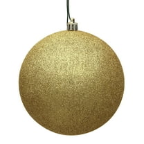 Vickerman 3" Gold Glitter Ball Ornament, 12 per Bag