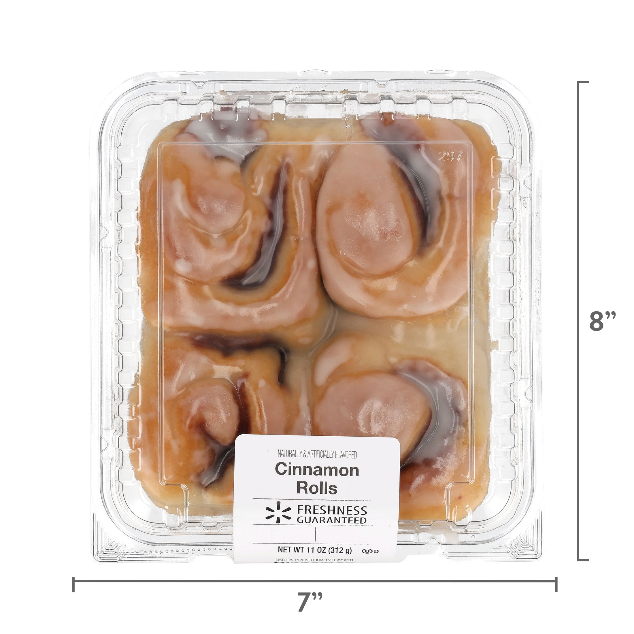 Freshness Guaranteed Cinnamon Rolls, 11 oz, 4 Count (Shelf Stable)