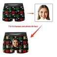 thumbnail image 2 of KHONTS Custom Face Men's Boxer Briefs Personalized Underwear with Photo Picture Customized Boxers Gifts for Boyfriend Husband Him 01-Black M, 2 of 6