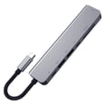 thumbnail image 1 of Ultimate Type-C Hub for Seamless Multitasking 4K HDMI, 2x USB 3.0, SD/TF, PD Port, Gray, 1 of 11