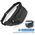 thumbnail image 5 of Fanny Pack / Fanny Pack para Hombres y Mujeres - Black Fanny Pack Fanny Pack Ligero Urbano Seguro para Viajes, Fanny Pack Senderismo al Aire Libre JM MX-0136148FYD, 5 of 5